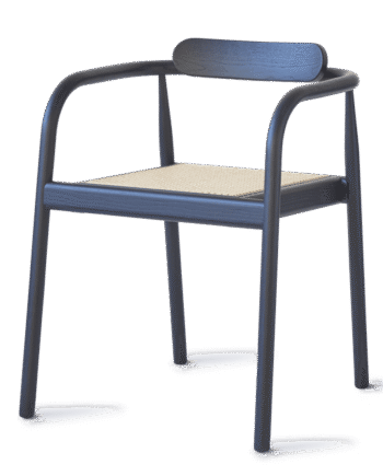 Please Wait To Be Seated Ahm Spisebordsstol Navy Blue