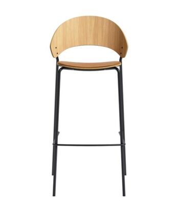 Please Wait To Be Seated Dosina Barstol 75 Cm Polstret Eg Cognac