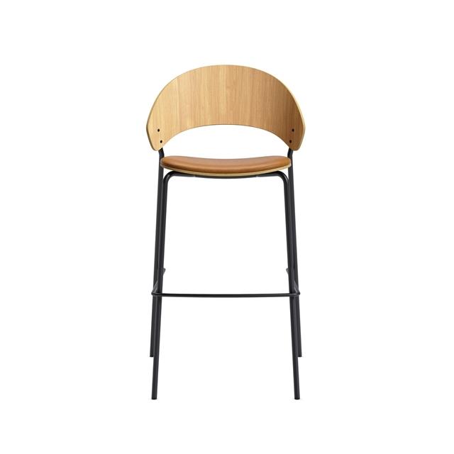 Please Wait To Be Seated Dosina Barstol 65 Cm Polstret Eg Cognac