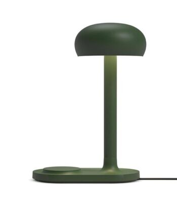 Please Wait To Be Seated Emendo Bordlampe Med Qi Tråsløs Oplader Emerald Green