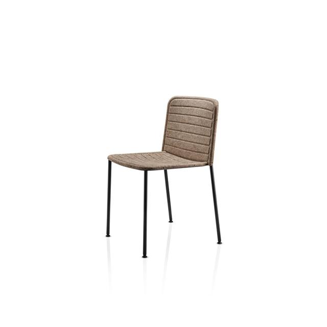 Please Wait To Be Seated Flax Stacker Spisebordsstol Natural Flax