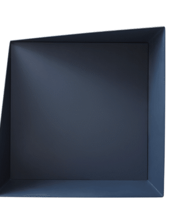 Please Wait To Be Seated Wall Box Hylde Navy Blue