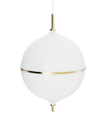 Rebello Decor Eternal Moonlight Pendel Stor Hvid Ledning