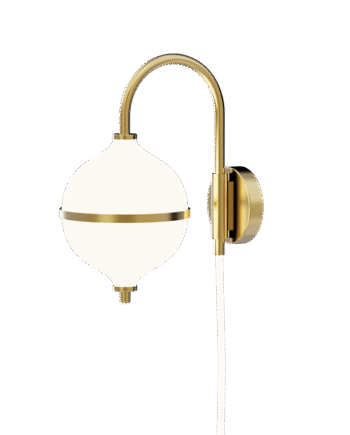 Rebello Decor Eternal Moonlight Væglampe ø15 Hvid Ledning