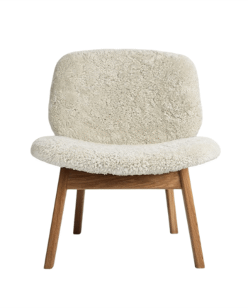 Ro Collection Pandora Lænestol Polstret Olieret Eg Sheepskin Moonlight