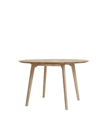 Ro Collection Salon Spisebord ø120 Sæbebehandlet Eg