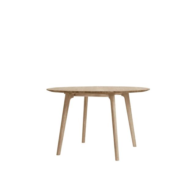 Ro Collection Salon Spisebord ø120 Sæbebehandlet Eg