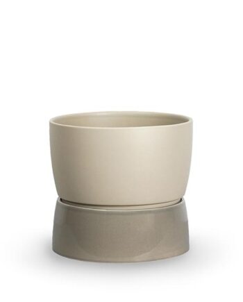Ro Collection Two Tone Planter Krukke Stor Dune Grey