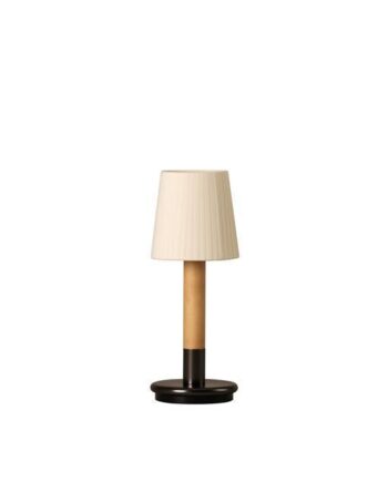 Santa   Cole Básica Mínima Batería Bordlampe Natural Birk Bronze