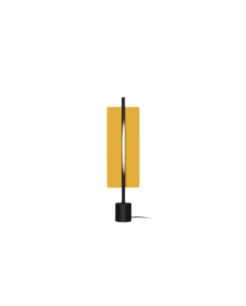 Santa   Cole Lámina Dorada 45 Bordlampe Guld Sort