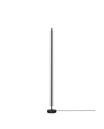 Santa   Cole Lámina 165 Gulvlampe Hvid Sort