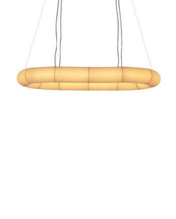 Santa   Cole Tekiò Oval P12 Pendel Hvid