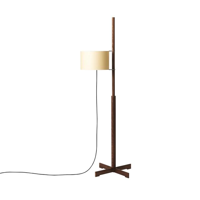 Santa Cole Tmm Gulvlampe Beige Valnød