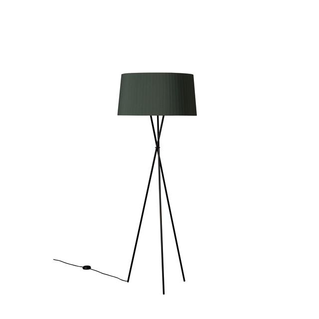 Santa Cole Trípode G5 Gulvlampe Grøn