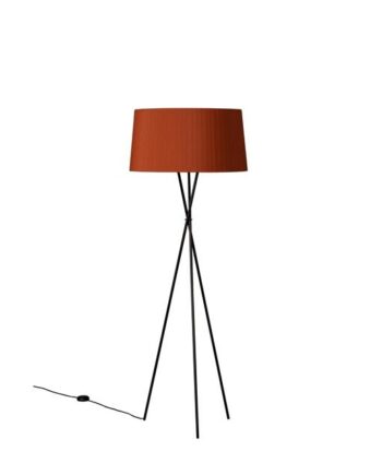 Santa   Cole Trípode G5 Gulvlampe Terracotta