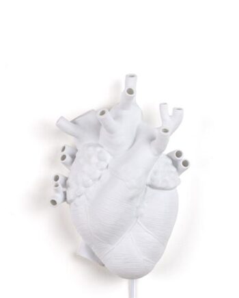 Seletti Heart Væglampe Hvid