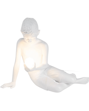 Seletti Inner Glow Mini Boy Bordlampe Hvid