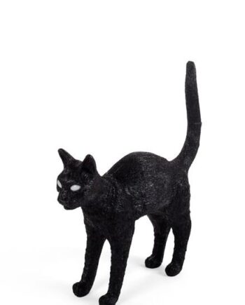 Seletti Jobby The Cat Bordlampe Sort