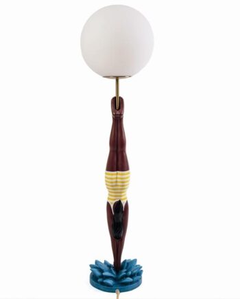 Seletti Lady Diver Bordlampe Gul Multifarvet