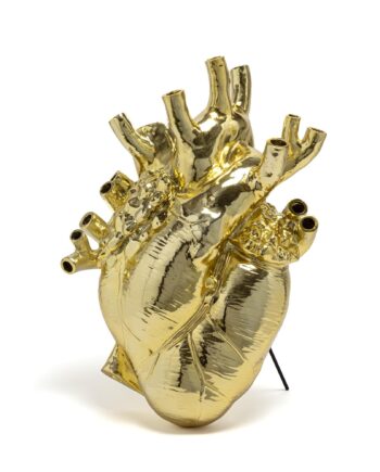 Seletti Love In Bloom Vase Stor Guld