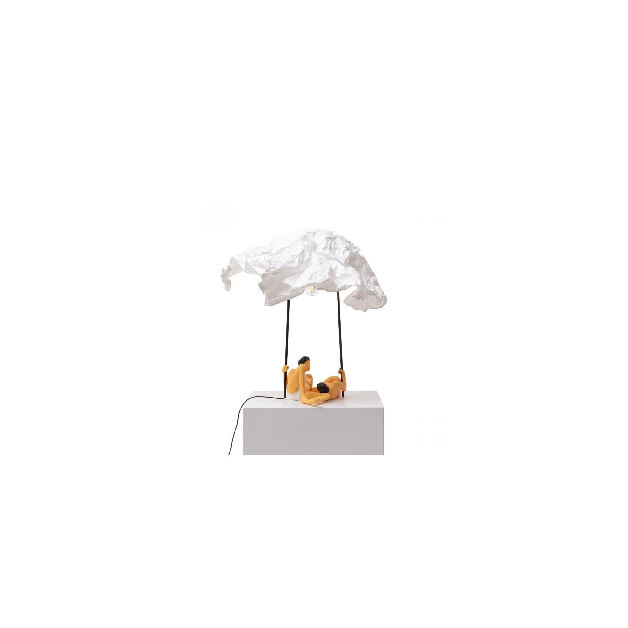 Seletti Love Is Verb Lea And Tony Bordlampe Hvid Multifarvet