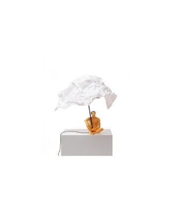 Seletti Love Is   Verb Roby Bordlampe Hvid Multifarvet