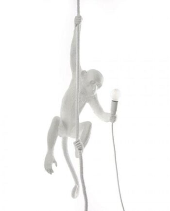 Seletti Monkey With Rope Loftlampe Hvid