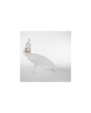 Seletti Peacock Bord Gulvlampe Hvid
