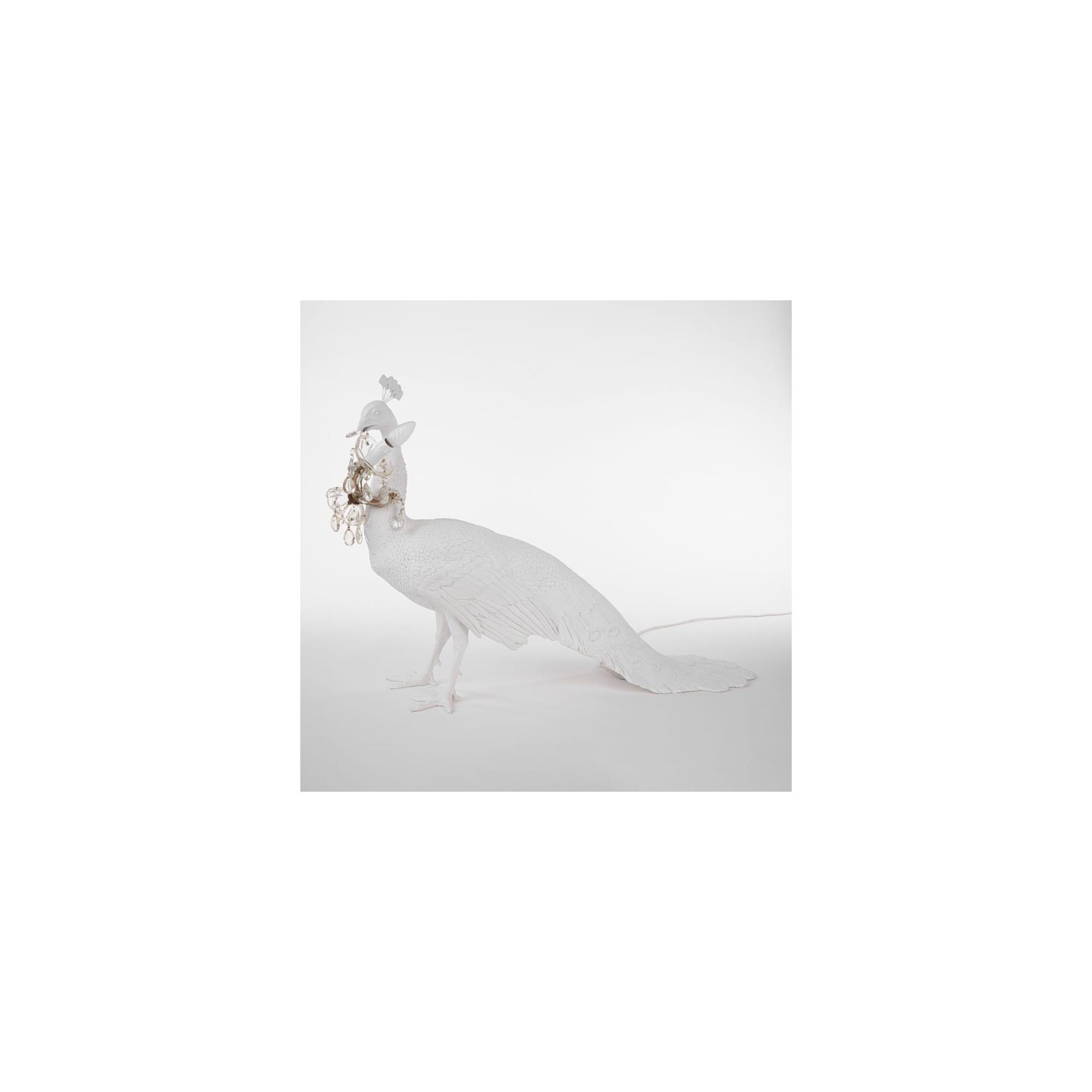 Seletti Peacock Bord Gulvlampe Hvid