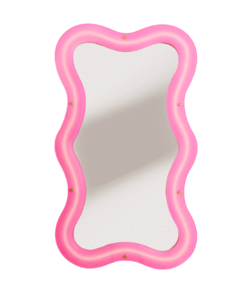 Seletti Supercurve Tiny Tall Spejl Pink