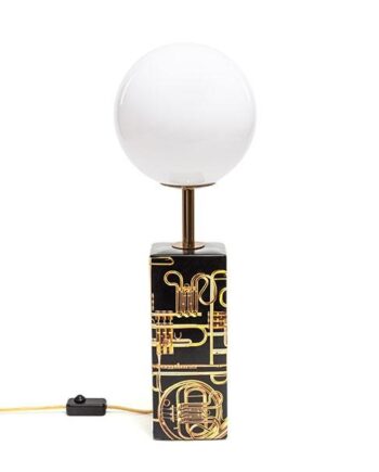 Seletti Toiletpaper Home Trumpets Bordlampe Hvid Multifarvet