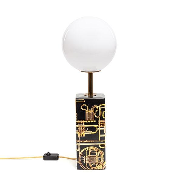 Seletti Toiletpaper Home Trumpets Bordlampe Hvid Multifarvet