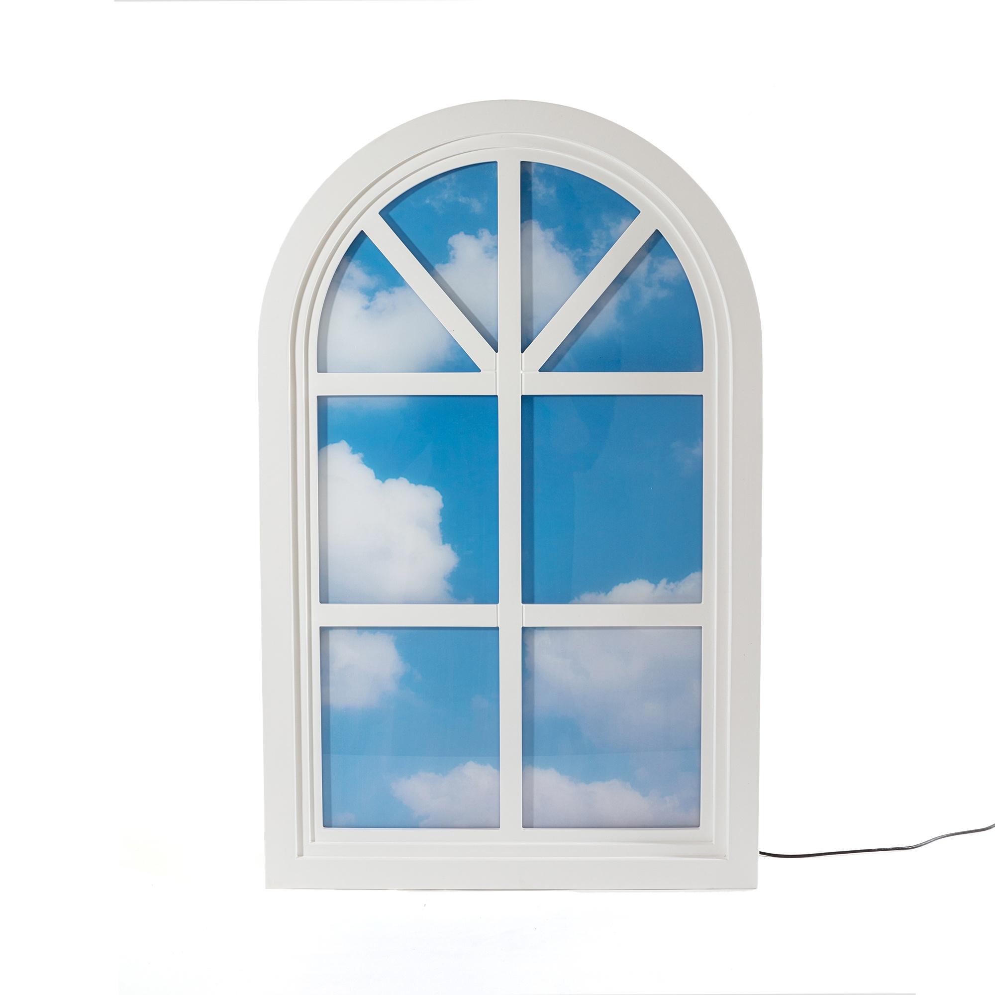 Seletti Windows Loft Væglampe Hvid Blå