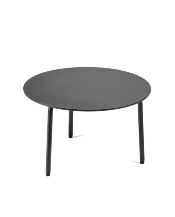Serax August Sidebord Rundt   Sort