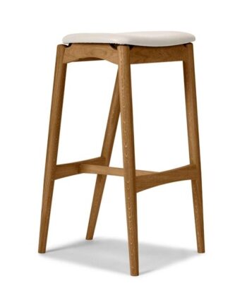 Sibast Furniture No   Barstol 65 Uden Ryg Olieret Eg Silk Lysegrå