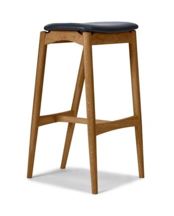 Sibast Furniture No   Barstol 65 Uden Ryg Olieret Eg Solid Sort