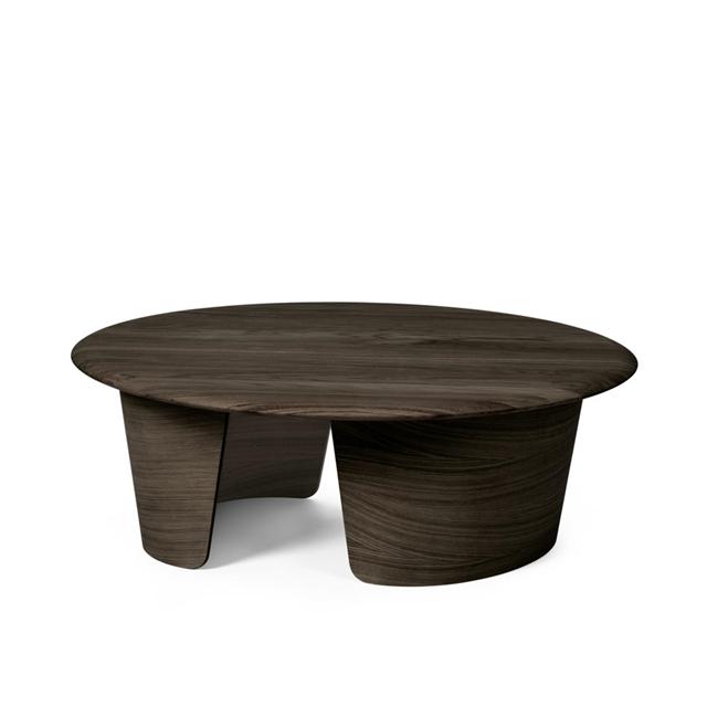 Sibast Furniture No Lounge Sofabord ø90 Lav Mørk Olieret Eg Massiv
