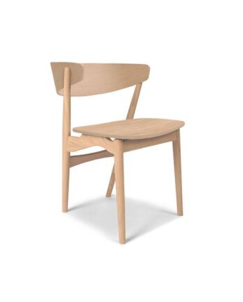 Sibast Furniture No   Spisebordsstol Hvidolieret Eg