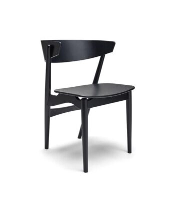 Sibast Furniture No   Spisebordsstol Sort Bøg