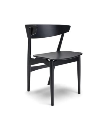 Sibast Furniture No   Spisebordsstol Sort Eg