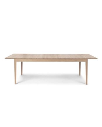 Sibast Furniture No     Tillægsplade 50x95 Hvidt Olieret Eg
