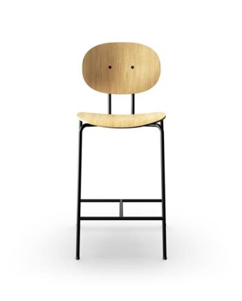 Sibast Furniture Piet Hein Barstol Sort   Egetræ