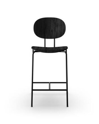 Sibast Furniture Piet Hein Barstol Sort   Sort Egetræ