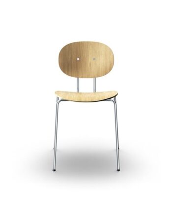 Sibast Furniture Piet Hein Spisebordsstol Krom Egetræ