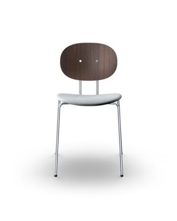 Sibast Furniture Piet Hein Spisebordsstol Krom Valnød Og Remix 123