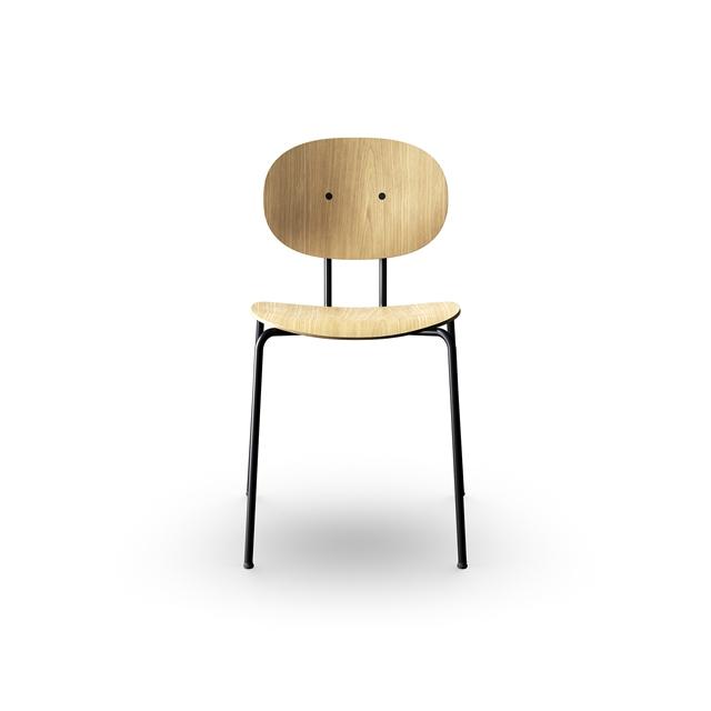 Sibast Furniture Piet Hein Spisebordsstol Sort Egetræ