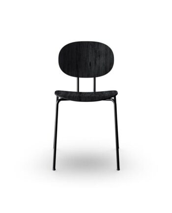 Sibast Furniture Piet Hein Spisebordsstol Sort   Sort Egetræ