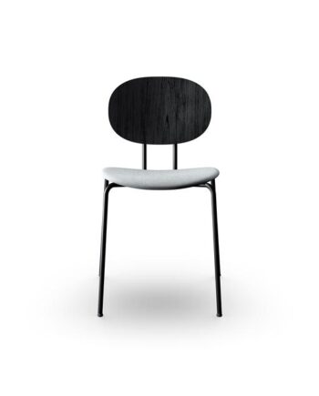 Sibast Furniture Piet Hein Spisebordsstol Sort   Sort Egetræ Og Remix 123