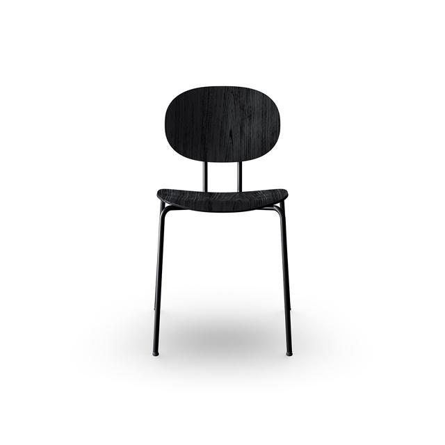 Sibast Furniture Piet Hein Spisebordsstol Sort Sort Egetræ