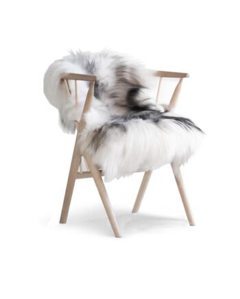 Sibast Furniture Sibast Lammeskind Hvid Sort